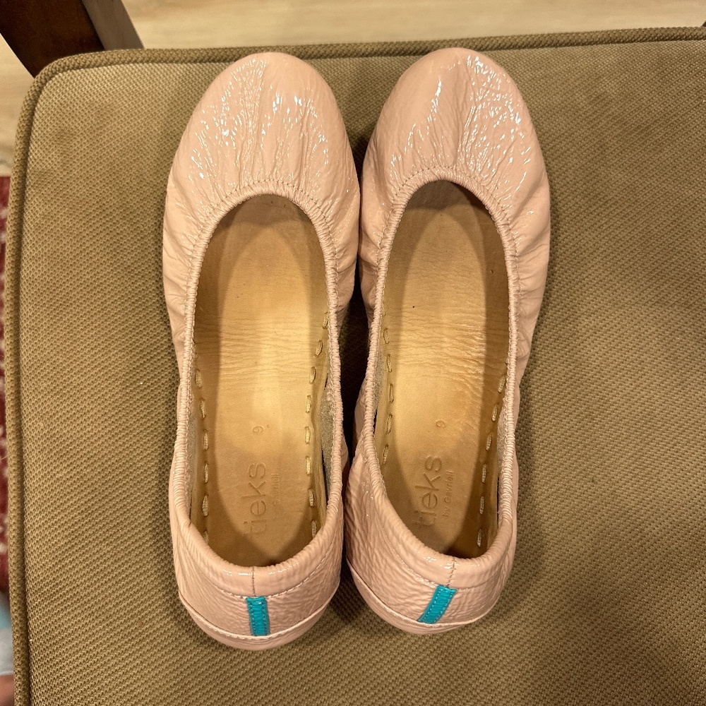 Tieks Ballet Flats in Patent Blush